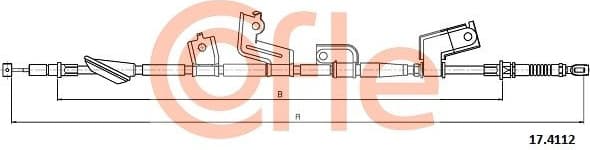 Cable Pull, parking brake 92.17.4112