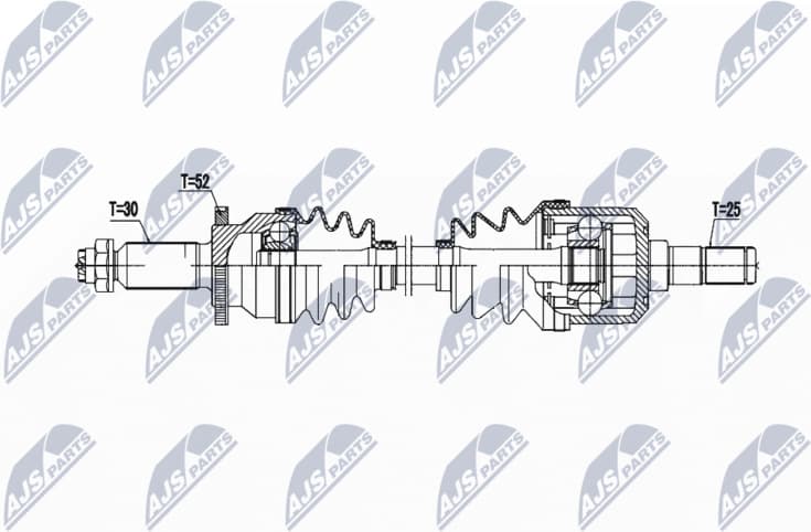 Drive Shaft NPW-HY-624