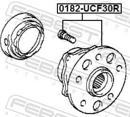 Wheel Hub 0182-UCF30R - image 2
