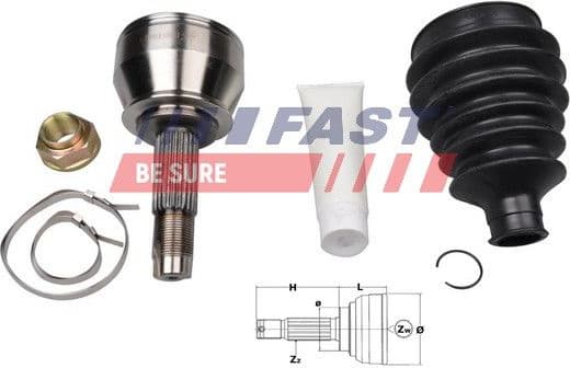 Joint Kit, drive shaft FT25072K