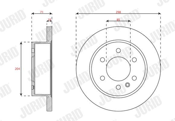 Brake Disc 563673J - image 2