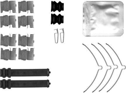 Accessory Kit, disc brake pad 82561300