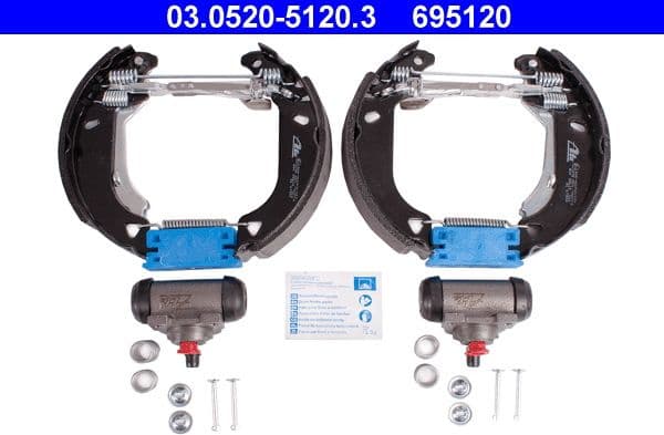 Brake Shoe Set Original ATE TopKit 03-0520-5120-3