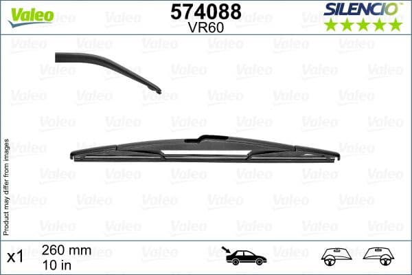 Wiper Blade SILENCIO REAR 574088 - image 6