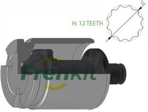 Piston, brake caliper K435201