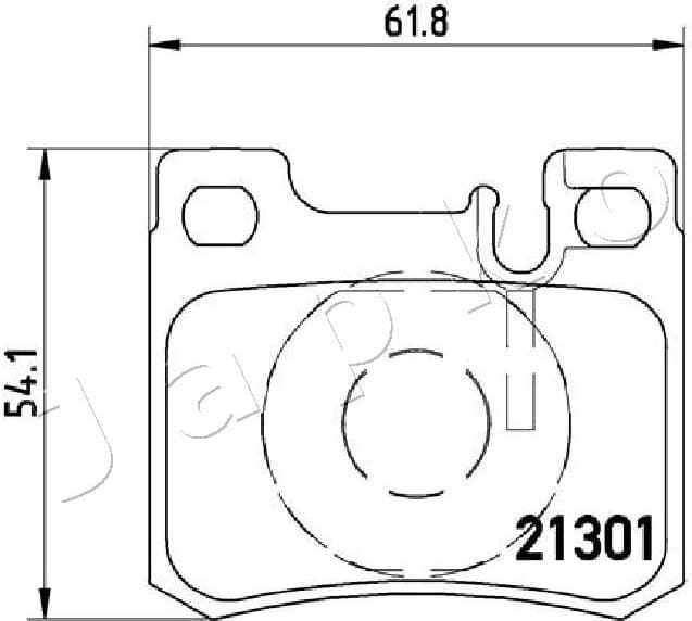 Brake Pad Set, disc brake 510510 - image 2