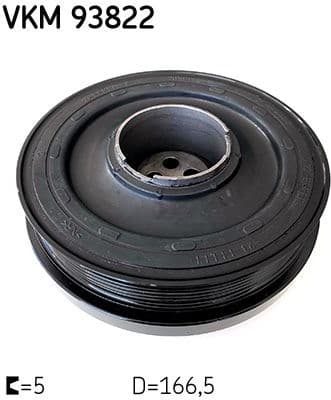 Belt Pulley, crankshaft VKM 93822
