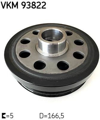 Belt Pulley, crankshaft VKM 93822 - image 2