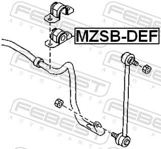 Mounting, stabiliser bar MZSB-DEF - image 2