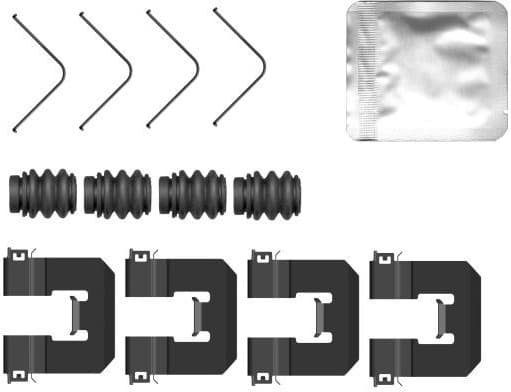 Accessory Kit, disc brake pad 82560400
