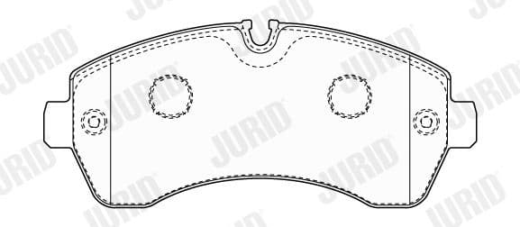 Brake Pad Set, disc brake 573761J - image 2