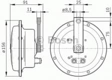 Signal Horn 0986AH0203 - image 2