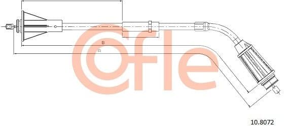 Cable Pull, parking brake 92.10.8072