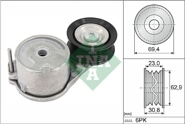 Belt Tensioner, V-ribbed belt 534 0915 10