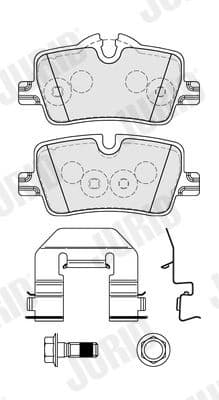 Brake Pad Set, disc brake 574018J