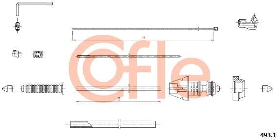 Accelerator Cable 92.493.1