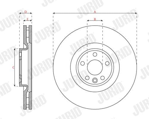Brake Disc COAT+ 563695JC-1