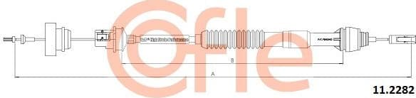 Cable Pull, clutch control 92.11.2282