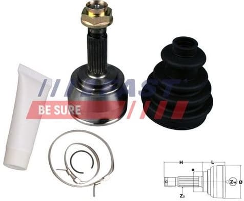 Joint Kit, drive shaft FT25065K