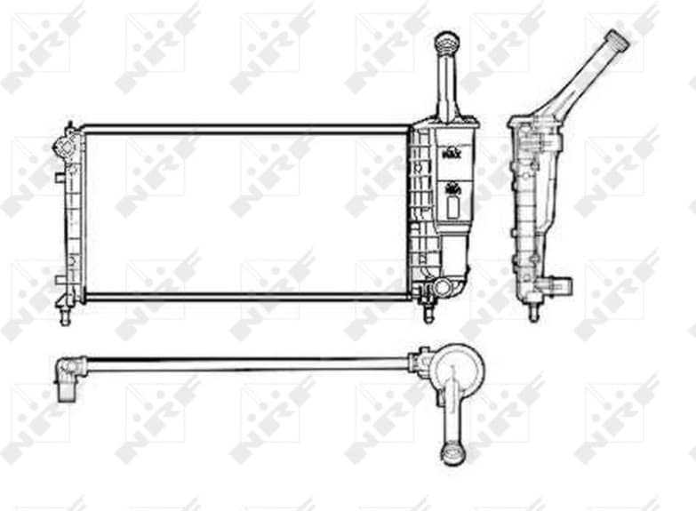 Radiator, engine cooling 53616 - image 4