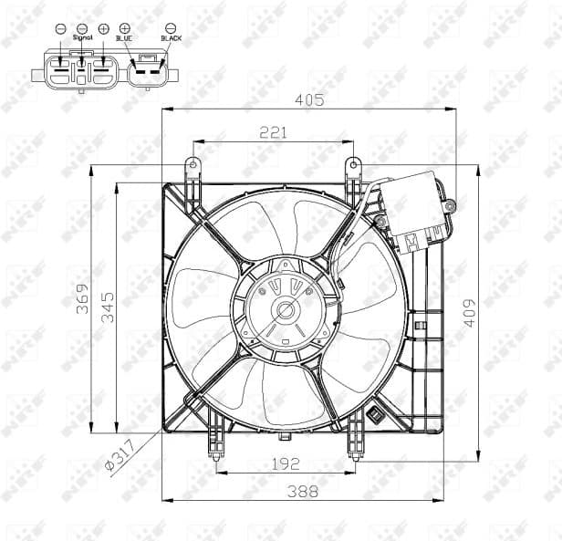 Fan, engine cooling 47575 - image 2