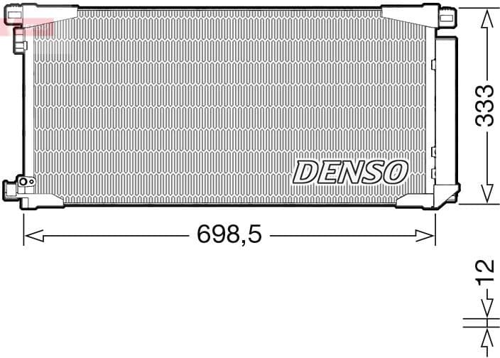 Condenser, air conditioning DCN50115