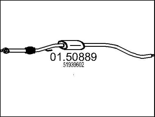 Centre Muffler 01.50889