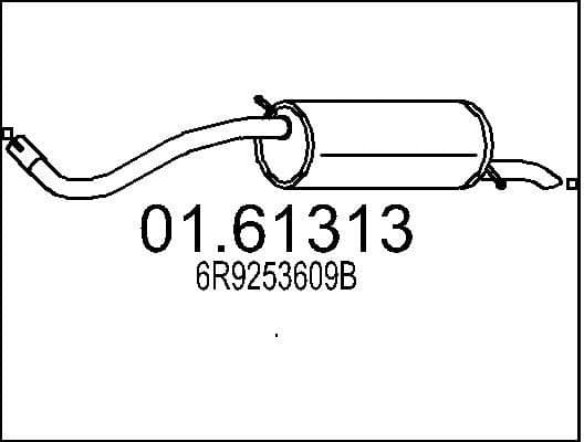 Rear Muffler 01.61313