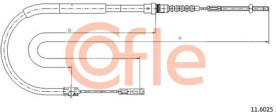 Cable Pull, parking brake 92.11.6025