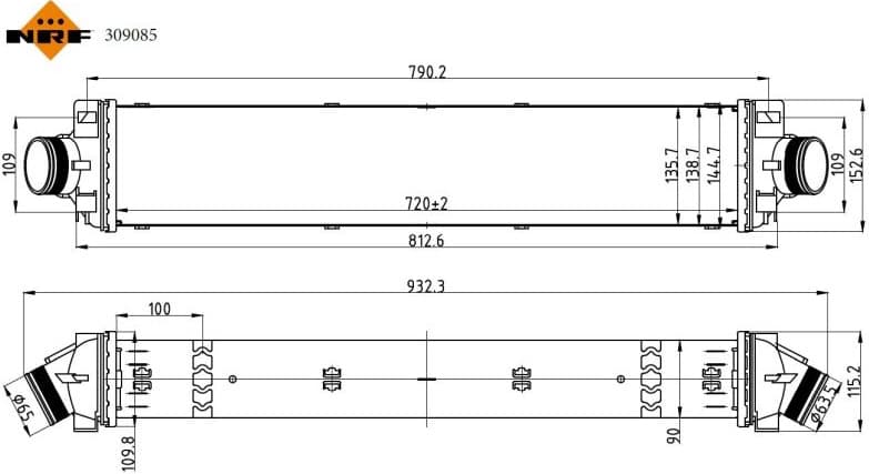 Charge Air Cooler 309085