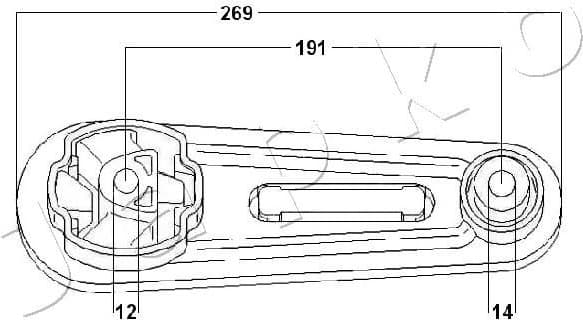 Mounting, engine GOJ195 - image 2