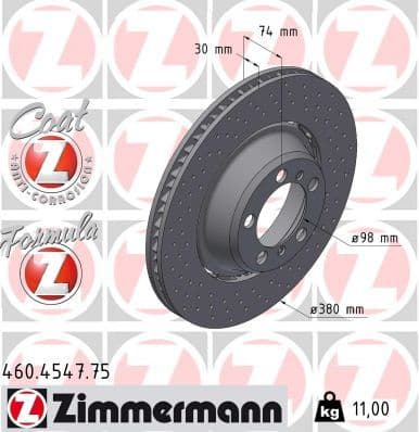 Brake Disc FORMULA Z BRAKE DISC 460.4547.75