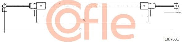 Cable Pull, parking brake 92.10.7631