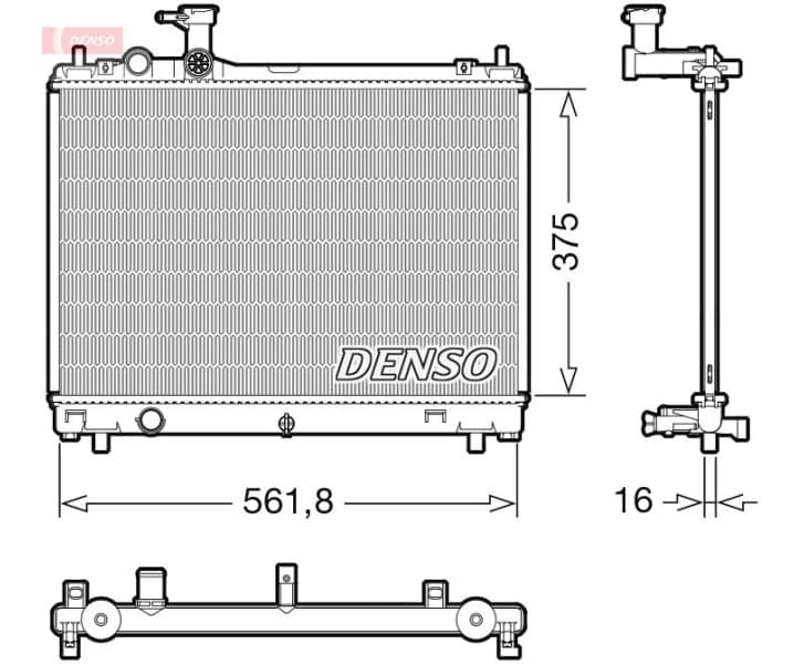 Radiator, engine cooling DRM47044