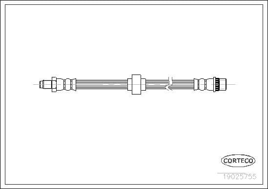 Brake hose front 19025755 - image 3