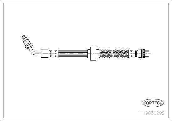 Brake hose front 19030292 - image 2
