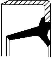 Shaft Seal, manual transmission 01033944B - image 2