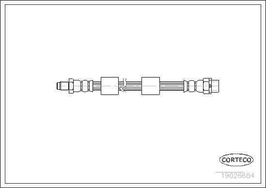 Brake hose front 19026684 - image 3