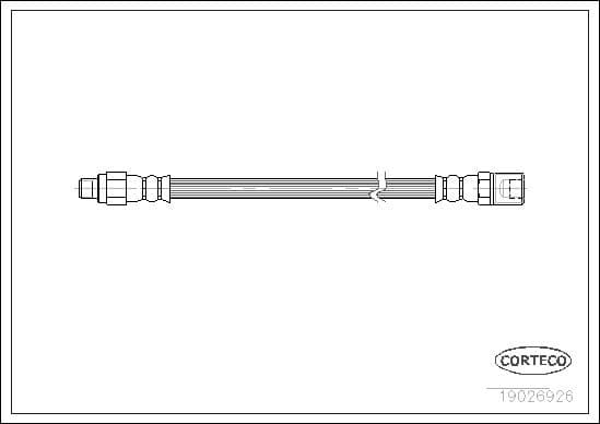 Brake Hose 19026926 - image 3
