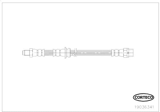 Brake Hose 19036341 - image 3