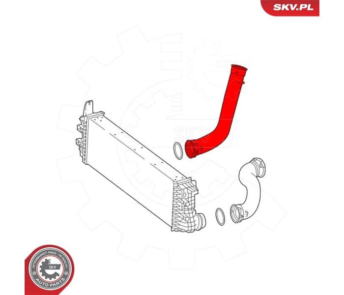 Charge Air Hose 43SKV433 - image 4