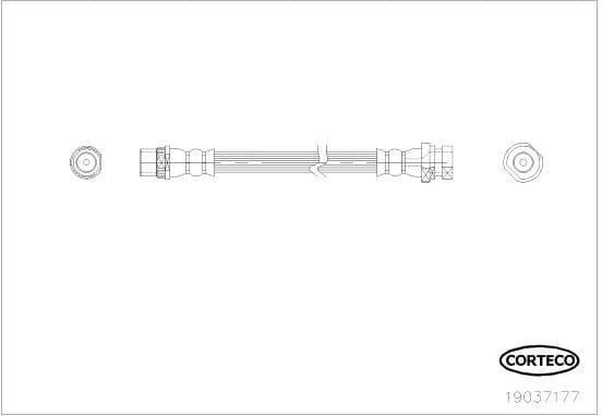 Brake Hose 19037177 - image 2