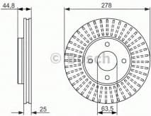 Brake Disc 0986479637