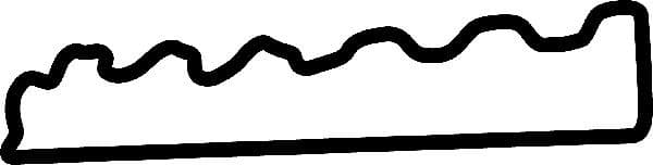 Gasket, cylinder head cover 026244P - image 2