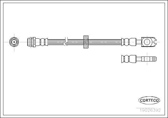 Brake Hose 19026392 - image 3