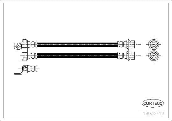 Brake Hose 19032416 - image 2