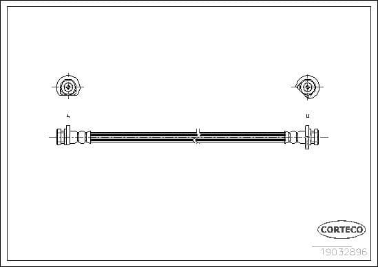 Brake Hose 19032986 - image 2