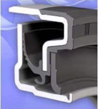 Shaft Seal, crankshaft 12036733B