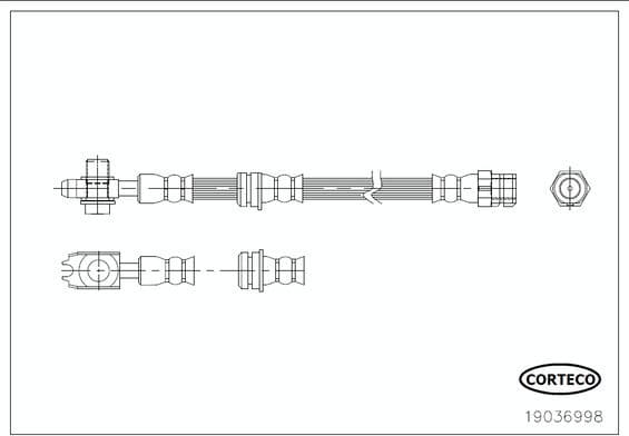 Brake Hose 19036998 - image 2