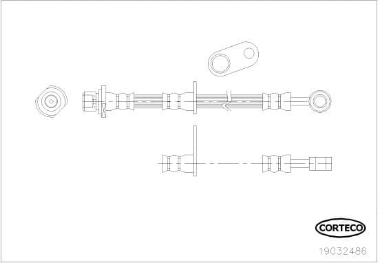 Brake Hose 19032486 - image 2